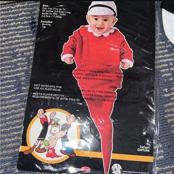 Costumes Sweet Pea Popeye And Olive Oyl Baby Boy Poshmark